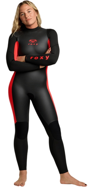 2026 Roxy Womens Icon Collection 3/2mm Back Zip Wetsuit 26BW214500 - Flame